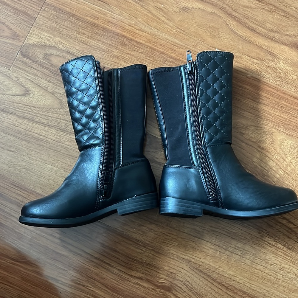 Michael Kors Orchid Black Girls Toddler Boot new no tags - Picture 2 of 6